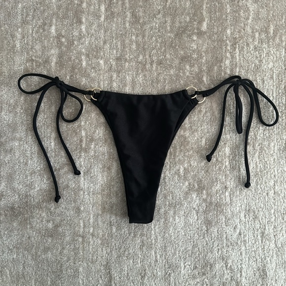 CANALUZ SWIM Corales Cana Bottom in Black - Picture 2 of 5
